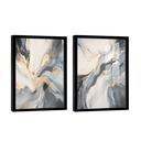 Ver imagem 1 de Dupla de Quadros Black Gold -- BR ARTES