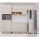 Ver imagem 2 de Cozinha Modulada Compacta 4 Peças sem Tampo Isis Luciane Móv Avelã-mocca Laca