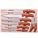 Ver imagem 2 de Kit Churrasco ou Cozinha Com Maleta 25 Peças Em Aço Inox