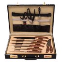Ver imagem 1 de Kit Churrasco ou Cozinha Com Maleta 25 Peças Em Aço Inox