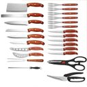 Ver imagem 4 de Kit Churrasco ou Cozinha Com Maleta 25 Peças Em Aço Inox