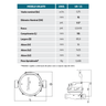 Hidrômetro Unijato 1,5m³/h 1/2 polegada x115mm - EMBASA - 3