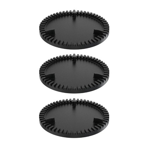 Kit 3 Espalha Chama de Fogão Queimador Simples Ferro 13cm