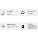 Ver imagem 5 de Tapete Banheiro 50x80 Algodão Fend Riade Kacyumara - Casa k