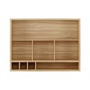 Ver imagem 2 de Armário Aéreo Cozinha 120 Cm Syrah 2 Portas com Vidro 100% Mdf Amêndoa/branco - Rio Doce