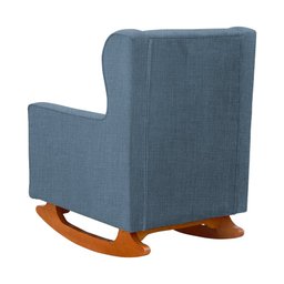 Poltrona Decorativa Aurora Balanço Vovo Linho Marinho - Fm - 3