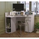 Ver imagem 1 de Mesa para Computador de Canto 1 Gaveta 1 Porta S975 Kappesberg - Branco