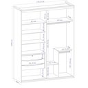 Ver imagem 5 de Guarda Roupa Solteiro 2 Portas Espelho MDF Luminum Belmax