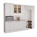 Ver imagem 5 de Cozinha Completa com Balcão Milla Stellar 12 Portas 3 Gavetas MDF Branco Móveis Carraro
