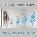 Ver imagem 2 de Adesivo Floral Boho Azul Estilo Nórdico 47x90 Minimalista Mod.03