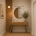 Ver imagem 4 de Espelho Maldivas - Linha Couro - - 90x90 - sem LED - Preto