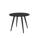 Ver imagem 3 de Mesa de Jantar Redonda para 4 Lugares Ollie 90 Cm - Preto