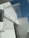 Ver imagem 4 de Varal De Parede Individual 180cm x 08 Varetas - Em Alumínio Branco