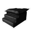 Ver imagem 1 de Escada Nick Sofá Cama Pets Cães Gatos Ossinho Preto