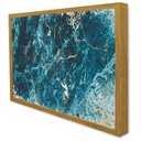 Ver imagem 5 de Quadro Decorativo Abstrato Azul Celeste em Moldura Caixa TaColado Moldura Trad 1cm Branca sem Vidro 