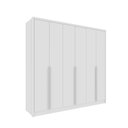 Ver imagem 1 de Guarda Roupa Casal Fortuna 6 Portas 6 Gavetas 100% Mdf:branco