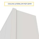 Ver imagem 6 de Guarda Roupa Casal Fortuna 6 Portas 6 Gavetas 100% Mdf:branco