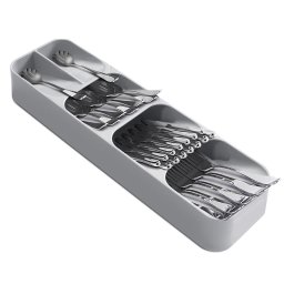 Organizador de Gaveta Separador Talheres - Cinza - 1