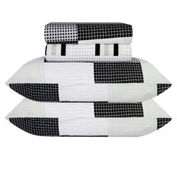 Jogo de Cama Queen Duplo 4 Peças Sultan Realce Premium Linnar - 2