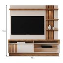 Ver imagem 5 de Estante Home Mariana 180cm Pérola Metalizado/amêndoa para Tv até 55” - Mobler