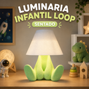 Ver imagem 1 de Luminária Infantil Loopy Sentado:Verde