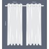 Cortina Linho de Gaze Off White 280x200cm Sala Quarto Janela Fastlar Cortina para Varão - 7