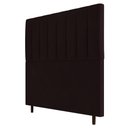 Ver imagem 1 de Cabeceira Cama Box Casal King Size Itália 193cm Corano Marrom - Desk Design