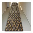 Ver imagem 3 de Tapete Passadeira Emborrachada Pvc Antiderrapante 0,65x5,00m Geometric Azul Laranja