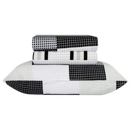 Jogo de Cama Solteiro Duplo 3 Peças Sultan Realce Premium Linnar - 2