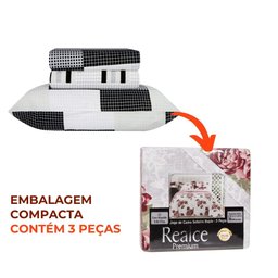 Jogo de Cama Solteiro Duplo 3 Peças Sultan Realce Premium Linnar - 7