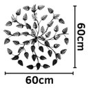 Ver imagem 2 de Mandala Decorativa em Ferro Rústico Preta:preto