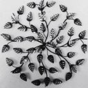Ver imagem 4 de Mandala Decorativa em Ferro Rústico Preta:preto