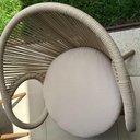 Ver mais imagens de Conjunto de Mesa e Poltronas Zurick 6 Lugares Tampo em MDF com Corda Náutica 150cm Nossa Kasa