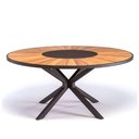 Ver imagem 3 de Conjunto de Mesa e Poltronas Zurick 6 Lugares Tampo em MDF com Corda Náutica 150cm Nossa Kasa