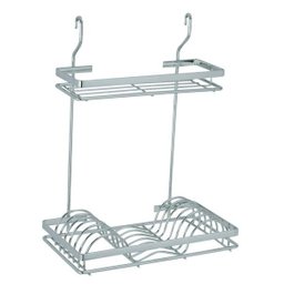 Porta Pratos - Prata com Metalico - SCH2046 - Aramados Schmitt - 1