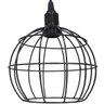 Pendente Aramado Teto Globo Luminária Lustre Retrô Balcão + Lâmpada Led ST64 Vintage - Preto - 4