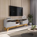 Ver imagem 1 de Rack para Tv 75 Polegadas Sertaozinho Off White Cinamomo