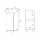 Ver imagem 4 de Bancada Multiuso P- Área Serviço Bl3306 C- 1 Porta Branco - Tecno Mobili