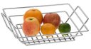 Ver imagem 1 de Fruteira de Mesa Quadrada Baixa - Prata com Metalico - Sch2412 - Aramados Schmitt