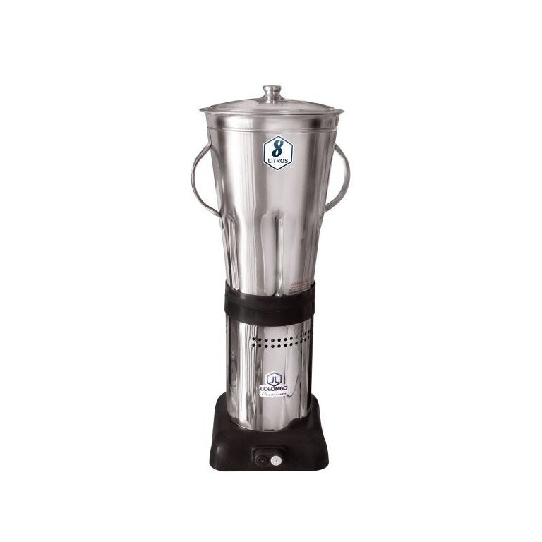 Triturador Industrial Baixa Rotação Inox 8 Litros JL Colombo