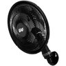 Kit 4 Ventilador Parede 50cm 130W Turbo Turbão 5 Pás Grade Protetora Preto Wap Rajada Turbo W130 - 2