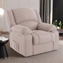 Ver imagem 2 de Poltrona do Papai Reclinável Sala de Cinema Barcelona Power Touch Massagem Usb Veludo Rosê G23 Encan