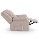 Ver imagem 7 de Poltrona do Papai Reclinável Sala de Cinema Barcelona Power Touch Massagem Usb Veludo Rosê G23 Encan
