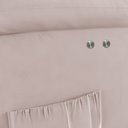 Ver imagem 6 de Poltrona do Papai Reclinável Sala de Cinema Barcelona Power Touch Massagem Usb Veludo Rosê G23 Encan