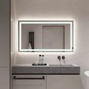 Ver imagem 7 de Espelho jateado iluminado com led frio 60x100cm Woodglass 60x100 jato frio