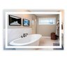 Espelho jateado iluminado com led frio 60x100cm Woodglass 60x100 jato frio - 2