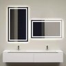 Espelho jateado iluminado com led frio 60x100cm Woodglass 60x100 jato frio - 12