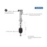 Ducha Manual Tramontina 94516000 com Extensor Aço Inox - 2