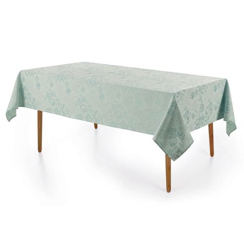Toalha de Mesa Retangular 6 Lugares Sempre Limpa Roman Azul Karsten