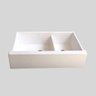 Cuba Dupla Corian Farmsink 86x55 Branco Fosco CNOX - 1